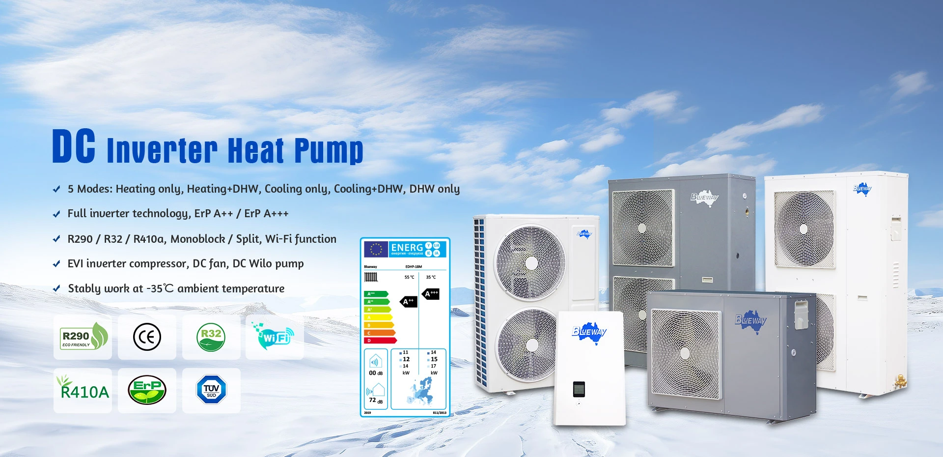 Heating Cooling Heat Pump Factory