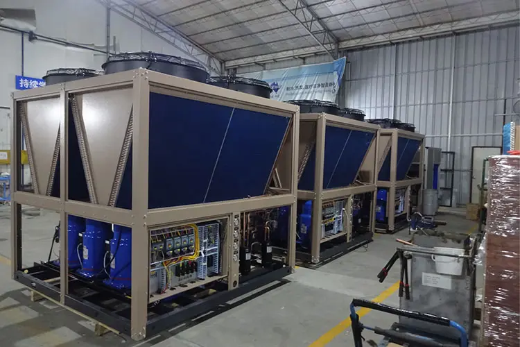 Blueway professional air cooled water chiller manufacturer with advanced HVAC production facilities